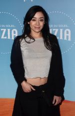 AIMEE GARCIA and NATALIE MARTINEZ at Cirque Du Soleil Presents Luzia at Dodger Stadium in Los Angeles 12/12/2017
