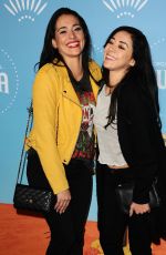 AIMEE GARCIA and NATALIE MARTINEZ at Cirque Du Soleil Presents Luzia at Dodger Stadium in Los Angeles 12/12/2017