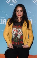 AIMEE GARCIA and NATALIE MARTINEZ at Cirque Du Soleil Presents Luzia at Dodger Stadium in Los Angeles 12/12/2017