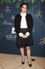 ALANNA MASTERSON at Brooks Brothers Holiday Celebration with St Jude Children’s Research Hospital in Beverly Hills 12/02/2017