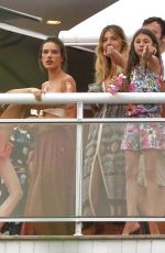 ALESSANDRA AMBROSIO at a Roof Top Party in Florianopolis 12/29/2017
