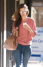 ALESSANDRA AMBROSIO at a Skin Care Center in Brentwood 11/30/2017
