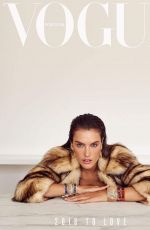 ALESSANDRA AMBROSIO for Vogue Magazine, Portugal January 2018 Issue