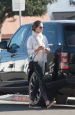 ALESSANDRA AMBROSIO Heading to a Gym in Los Angeles 12/04/2017