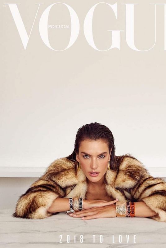 ALESSANDRA AMBROSIO in Vogue Magazine, Portugal January 2018