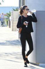 ALESSANDRA AMBROSIO Out and About in Brentwood 12/14/2017