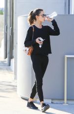 ALESSANDRA AMBROSIO Out and About in Brentwood 12/14/2017