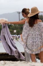 ALESSANDRA AMBROSIO Out at Jurere Beach in Florianopolis 12/27/2017