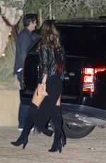 ALESSANDRA AMBROSIO Out for Dinner in Malibu 12/08/2017