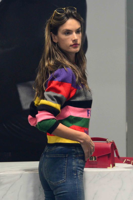 ALESSANDRA AMBROSIO Out Shopping in Beverly Hills 12/02/2017