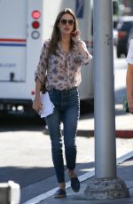 ALESSANDRA AMBROSIO Out Shopping in Beverly Hills 12/12/2017