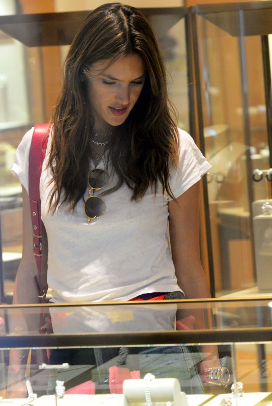 ALESSANDRA AMROSIO at Cartier Jewerly Store in Beverly Hills 12/02/2017