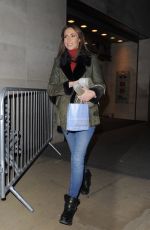 ALEX JONES Leaves The One Show in London 12/18/2017