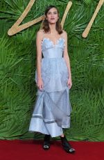 ALEXA CHUNG at British Fashion Awards 2017 in London 12/04/2017