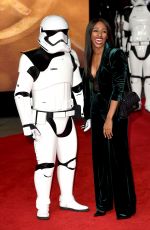 ALEXANDRA BURKE at Star Wars: The Last Jedi Premiere in London 12/12/2017