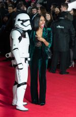 ALEXANDRA BURKE at Star Wars: The Last Jedi Premiere in London 12/12/2017