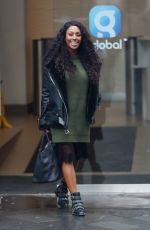 ALEXANDRA BURKE Leaves Global Radio Studios in London 12/20/2017