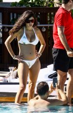 ALEXANDRA MICHELLE RODRIGUEZ in Bikini at a Pool in Miami 12/05/2017