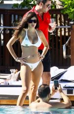 ALEXANDRA MICHELLE RODRIGUEZ in Bikini at a Pool in Miami 12/05/2017