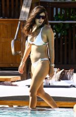 ALEXANDRA MICHELLE RODRIGUEZ in Bikini at a Pool in Miami 12/05/2017