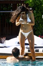 ALEXANDRA MICHELLE RODRIGUEZ in Bikini at a Pool in Miami 12/05/2017