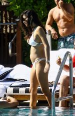 ALEXANDRA MICHELLE RODRIGUEZ in Bikini at a Pool in Miami 12/05/2017