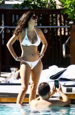 ALEXANDRA MICHELLE RODRIGUEZ in Bikini at a Pool in Miami 12/05/2017