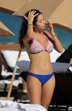 ALEXANDRA RODRIGUEZ in Bikini at a Beach in Miami 12/07/2107