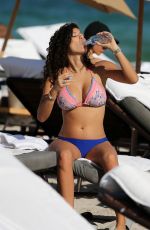 ALEXANDRA RODRIGUEZ in Bikini at a Beach in Miami 12/07/2107