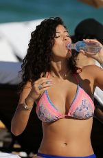 ALEXANDRA RODRIGUEZ in Bikini at a Beach in Miami 12/07/2107