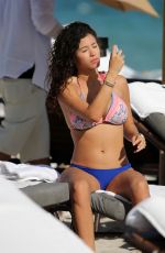ALEXANDRA RODRIGUEZ in Bikini at a Beach in Miami 12/07/2107