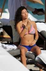 ALEXANDRA RODRIGUEZ in Bikini at a Beach in Miami 12/07/2107