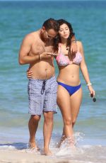 ALEXANDRA RODRIGUEZ in Bikini on the Beach in Miami 12/07/2107