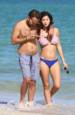 ALEXANDRA RODRIGUEZ in Bikini on the Beach in Miami 12/07/2107