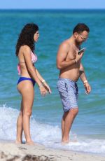 ALEXANDRA RODRIGUEZ in Bikini on the Beach in Miami 12/07/2107