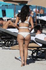 ALEXANDRA RODRIGUEZ in Swimsuit at a Beach in Miami 12/15/2017