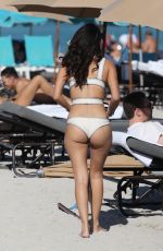 ALEXANDRA RODRIGUEZ in Swimsuit at a Beach in Miami 12/15/2017