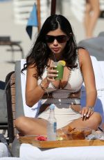 ALEXANDRA RODRIGUEZ in Swimsuit at a Beach in Miami 12/15/2017