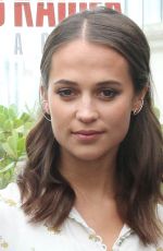 ALICIA VIKANDER at Tomb Raider Photocall at Unique Hotel in Sao Paulo 12/08/2017