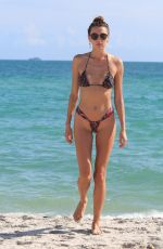 ALINA BAIKOVA in Bikini at a Beach in Miami 12/08/2017