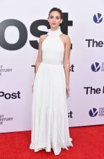 ALISON BRIE at The Post Premiere in Washington 12/14/2017