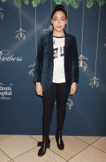 ALLEGRA ACOSTA at Brooks Brothers Holiday Celebration with St Jude Children’s Research Hospital in Beverly Hills 12/02/2017