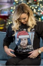 AMANDA HOLDEN at This Morning Show in London 12/15/2017