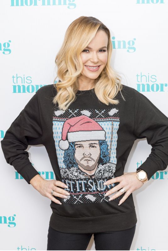 AMANDA HOLDEN at This Morning Show in London 12/15/2017