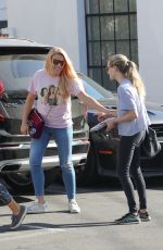AMANDA SEYFRIED and BUSY PHILIPPS Out for Lunch in West Hollywood 12/14/2017