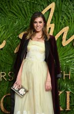 AMBER LE BON at British Fashion Awards 2017 in London 12/04/2017