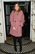 AMBER LE BON at Chez Moi Christmas Special in London 12/19/2017