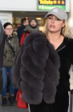 AMBER TURNER at Heathrow Airport in London 12/142017