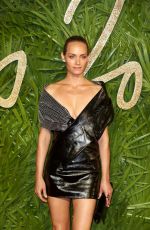 AMBER VALLETTA at British Fashion Awards 2017 in London 12/04/2017