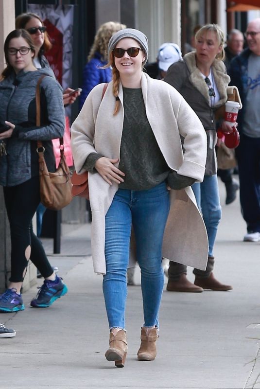 AMY ADAMS Out Shopping in Beverly Hills 12/23/2017
